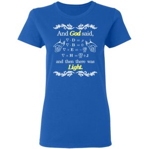 God Said Maxwell Equations Christian Physics Nerd T Shirts Hoodies Sweatshirt 4