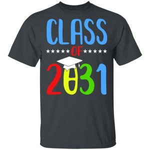 Grow With Me First Day Of School Class Of 2031 Youth T-Shirts