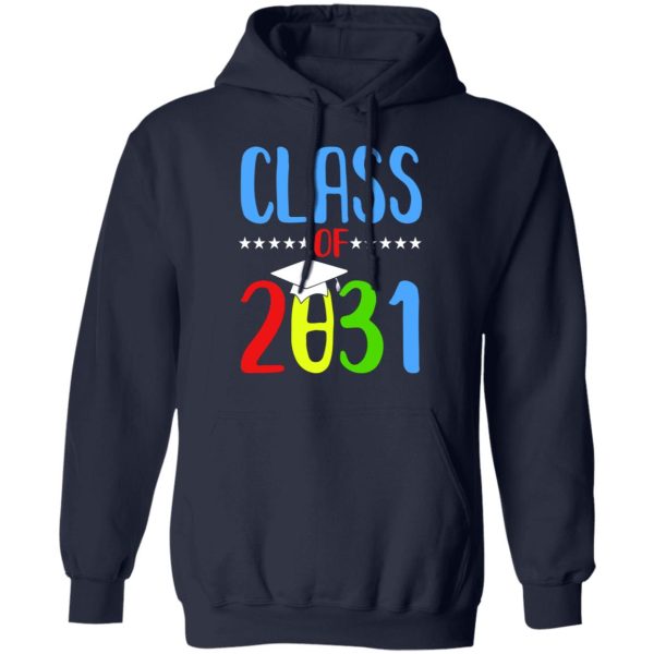 Grow With Me First Day Of School Class Of 2031 Youth T-Shirts