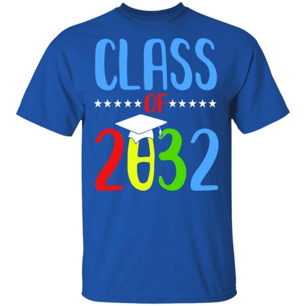 Grow With Me First Day Of School Class Of 2032 Youth T-Shirts