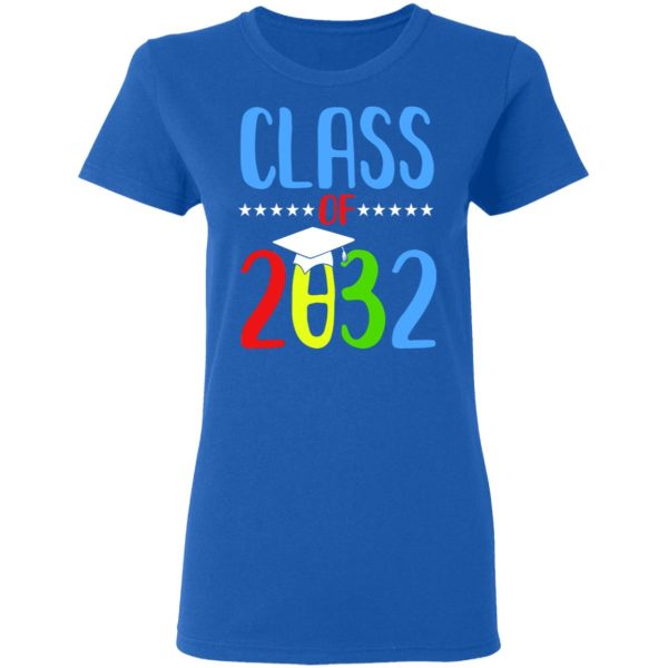 Grow With Me First Day Of School Class Of 2032 Youth T-Shirts