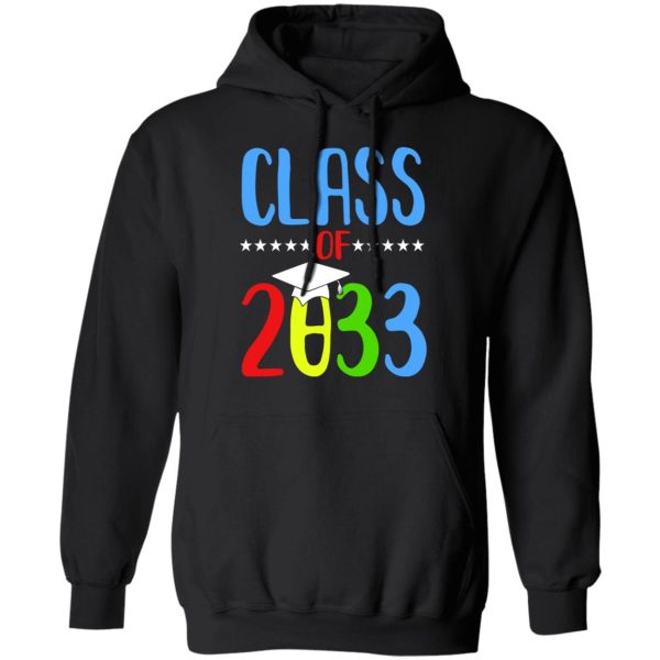 Grow With Me First Day Of School Class Of 2033 Youth T-Shirts