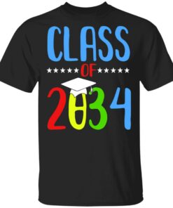 Grow With Me First Day Of School Class Of 2034 Youth T Shirts 1
