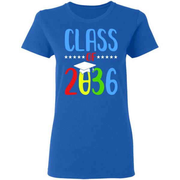 Grow With Me First Day Of School Class Of 2036 Youth T-Shirts