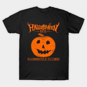 Halloween 1978 Pumpkin haddonfield Illinois T-shirt