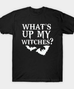Halloween Bat whats up my witches t shirt 1
