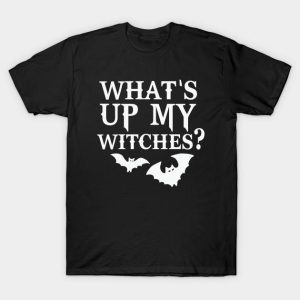 Halloween Bat whats up my witches t shirt 1