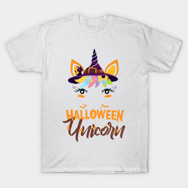 Halloween Costume Unicorn Witch T-shirt