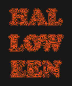 Halloween Doodles T-shirt 1 Halloween Doodles T shirt 2