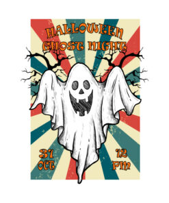Halloween Ghost night T shirt 2