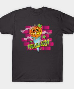 Halloween Ice Cream pumpkin t shirt 1