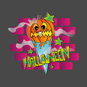 Halloween Ice Cream pumpkin t-shirt