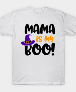 Halloween Mama is my boo T shirt 1