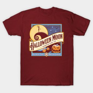 Halloween Moon Pumpkin king ale Jack Skellington T shirt 1