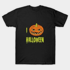 Halloween Pumpkin I love Halloween t shirt 1