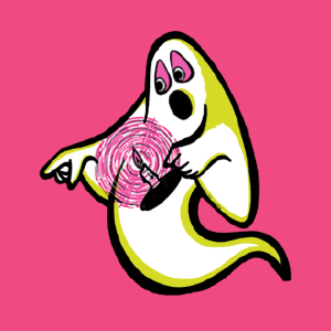 Halloween Retro Ghost T-shirt