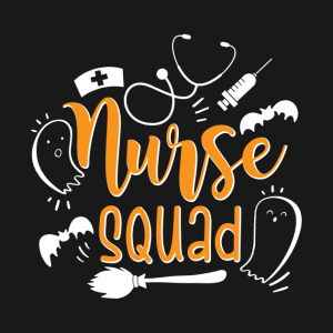 Halloween Women Nurse squad Halloween costume t shirt 2