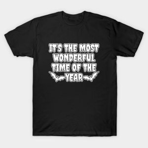 Halloween bat it’s the most wonderful time of the year t-shirt