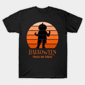 Halloween pumpkin trick or treat vintage t-shirt