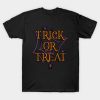 Halloween spider trick or treat t-shirt