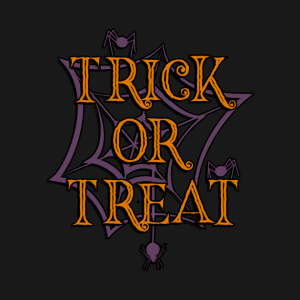 Halloween spider trick or treat t shirt 2