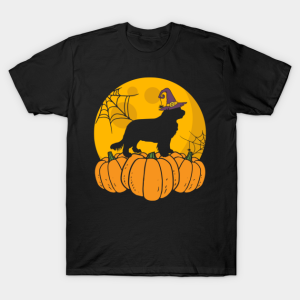 Halloweens Day Newfoundland Dog pumpkin T shirt 1