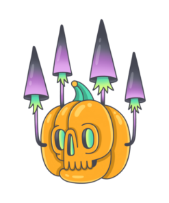 Halloweens Day pumpkin candle T shirt 2