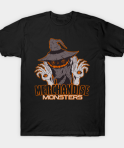 Halloweens Day pumpkins monsters Merchandise T shirt 1