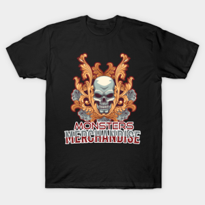 Halloween’s Day skulls flowers monsters T-shirt