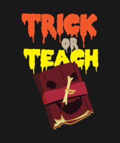 Halloween's Day trick or teach T-shirt 1 Halloweens Day trick or teach T shirt 2
