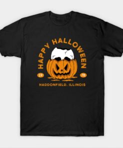 Happy Halloween 1978 Spooky Myers Pumpkin Haddonfield T Shirt 1