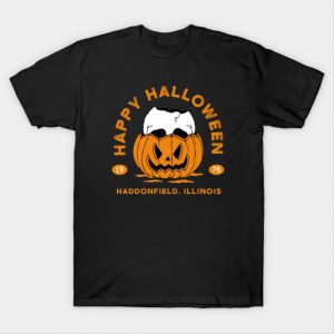 Happy Halloween 1978 Spooky Myers Pumpkin Haddonfield T Shirt 1