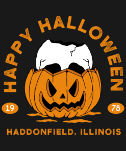 Happy Halloween 1978 Spooky Myers Pumpkin Haddonfield T-Shirt 1 Happy Halloween 1978 Spooky Myers Pumpkin Haddonfield T Shirt 2