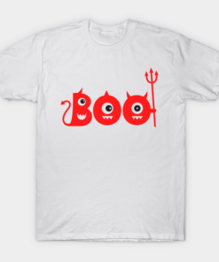 Happy Halloween Boo monsters T shirt 1