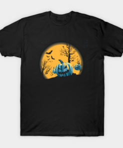 Happy Halloween Chicago Bear pumpkin T shirt 1