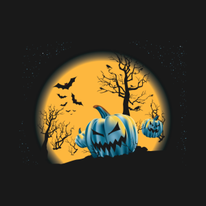 Happy Halloween Chicago Bear pumpkin T-shirt