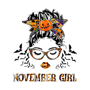 Happy Halloween November girl bats t-shirt