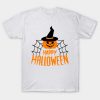 Happy Halloween Pumpkin Witch T-shirt