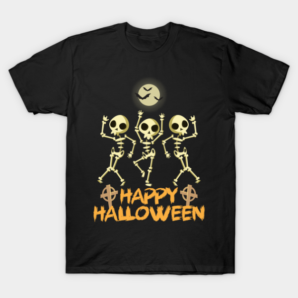 Happy Halloween Skeletons T-shirt