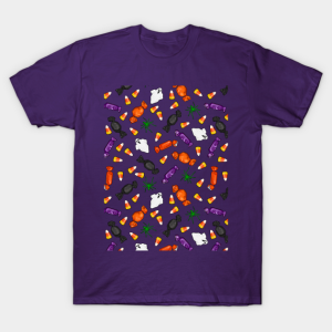 Happy Halloween candy delight T shirt 1