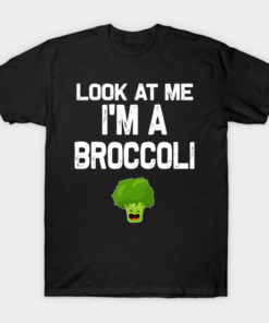 Happy Halloween look at me Im a Broccoli T shirt 1