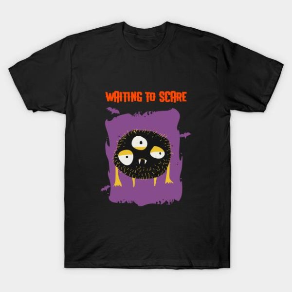 Happy Halloween waiting to scare t-shirt