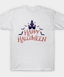 Happy Hallween Castle T shirt 1