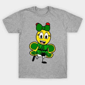 Happy St. Patrick’s Day Belle Butterfly character funny 2023 T-shirt