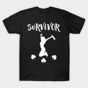 Happy St. Patrick’s Day survivor drunk lady funny 2023 T-shirt