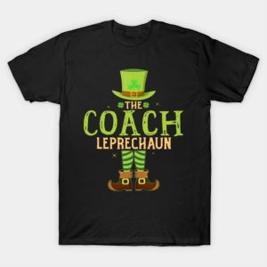 Happy St. Patrick’s Day the coach Leprechaun funny 2023 T-shirt