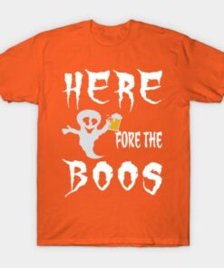 Here Fore The Boos Beer Halloween T shirt 1