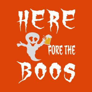 Here Fore The Boos Beer Halloween T shirt 2