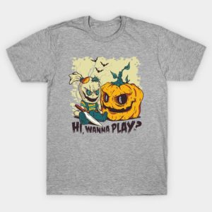 Hi Wanna Play Halloween T shirt 1