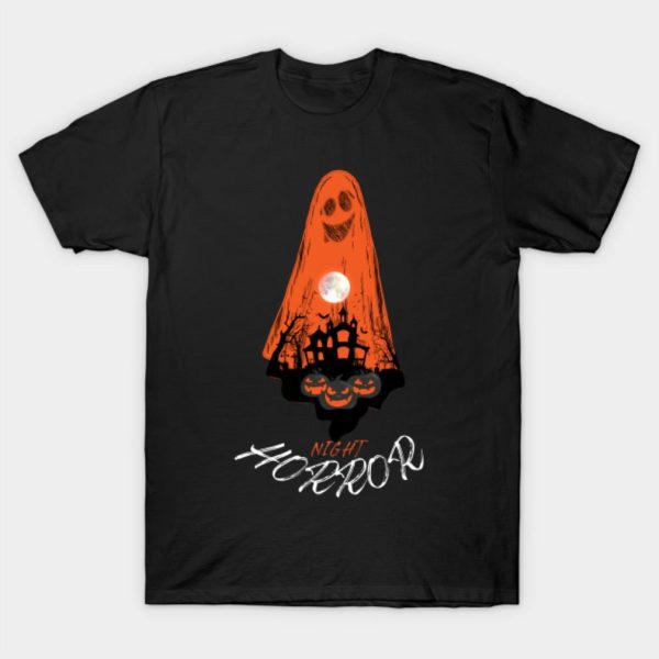 Horror night Pumkin Ghost Halloween T-shirt